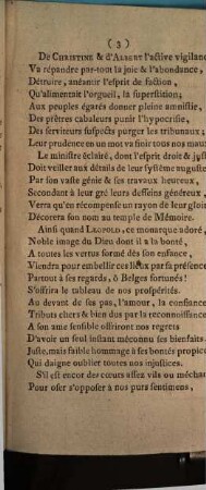 Effusion De Coeur Sur le retour aux Pays-Bas de L. A. R. L'Archiduchesse Marie-Christine D'Autriche Et Le Duc Albert-Casimir De Saxe-Teschen