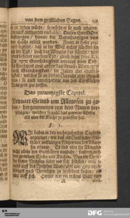 Das zwanzigste Capitel.