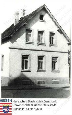 Pfungstadt, Lindenstraße 40 / Elternhaus von Christian Stock (1884-1967) / Außenansicht