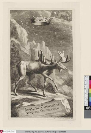 Suecia Antiqua et Hodierna; Insigne Comitatus Bottniae Occidentalis