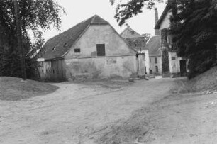 Zufahrt : Portitz, Gut Portitz. "Ackermanns Hof" mit Fasanerie und Brennerei