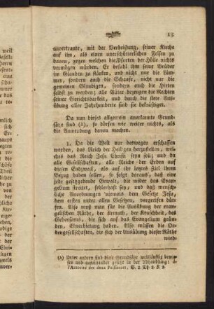 13-25, 1. Da die Welt nur deswegen erschaffen worden, das Reich...-3.