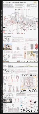 Einen Park des Lebens schaffen - Berlin-Buch Schinkelwettbewerb 2003: Perspektivischer Lageplan, Lageplan 1:2500, Grundrisse, Schnitte 1:750, Situationsfotos