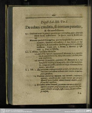 Digest. Lib. XII.
