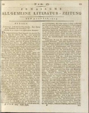 Num. 23. Den 27. Januar 1804