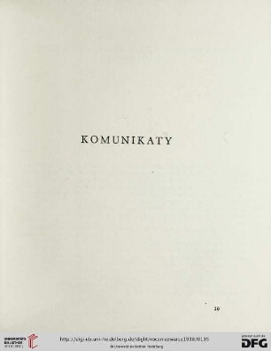 Komunikaty