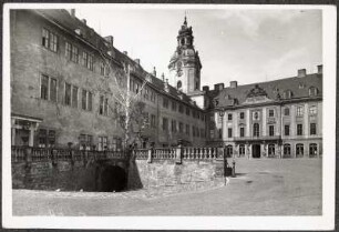 Rudolstadt. Schlosshof der Heidecksburg