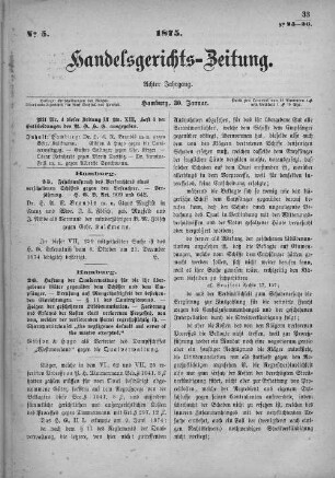 No. 5. 30. Januar 1875