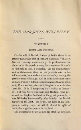 The Marquess Wellesley, K. G.