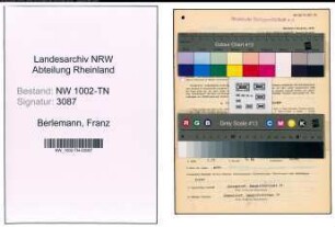Entnazifizierung Franz Berlemann , geb. 01.05.1903 (Arbeiter)