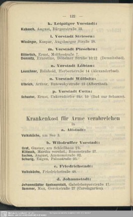 Krankenkost für Arme verabreichen