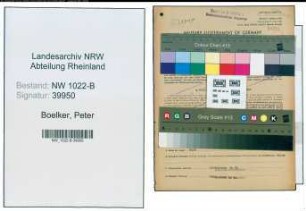 Entnazifizierung Peter Boelker , geb. 06.02.1904 (Bahnbeamter)