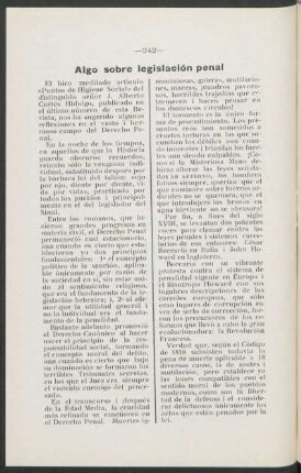 Algo sobre legislación penal
