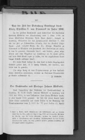 Der Buchdrucker und Verleger Johann Wickradt.