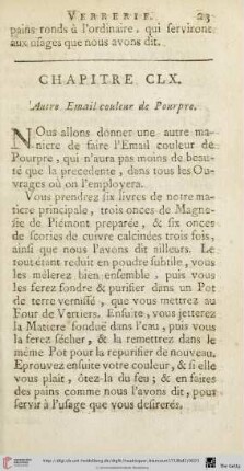 Chapitre CLX