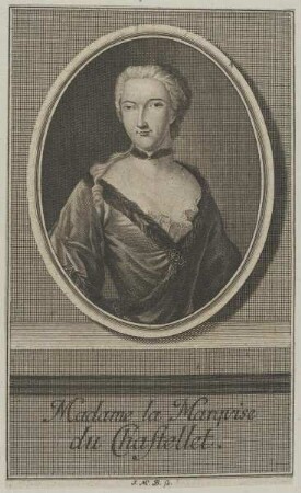 Bildnis der Madame la Marqvise du Chastellet