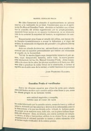 González Prada el versificador