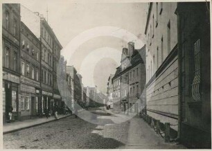 Bürgerhäuser in der Langestrasse von Brieg
