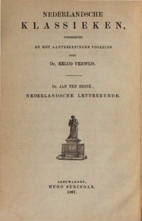 Schets eener Geschiedenis der Nederlandsche Letterkunde