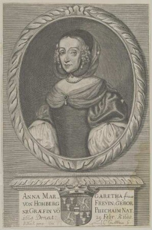 Bildnis der Anna Margaretha von Hohberg