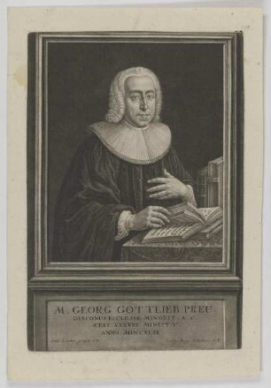 Bildnis des Georg Gottlieb Preu