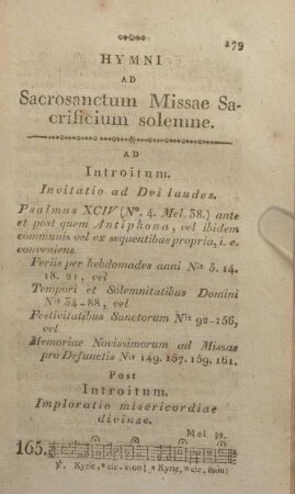 Hymni Ad Sacrosanctum Missae Sacrificium solemne.