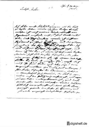 8: Brief von Justus Möser an Jenny Friederici