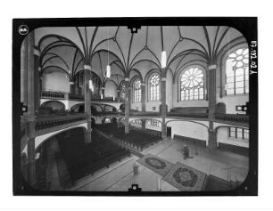 Berlin-Prenzlauer Berg. Gethsemanekirche (1891-1893; A. Orth). Inneres nach Nordwest