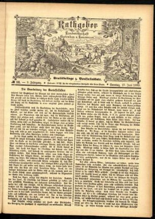 Ausgabe vom Sonntag, den 25. Juni 1899.