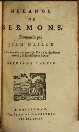 Melange De Sermons, 2
