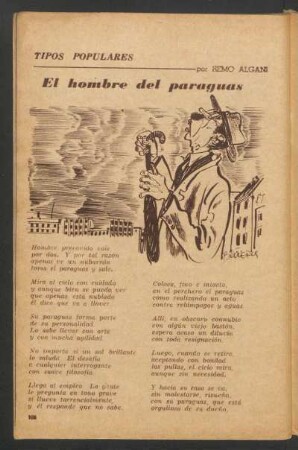 El hombre del paraguas : Tipos populares