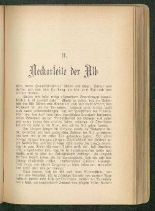 II. Die Neckarseite der Alb