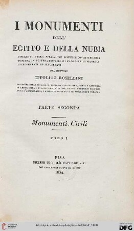 Band 2,1: I monumenti dell'Egitto e della Nubia: Monumenti civili