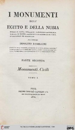 Band 2,1: I monumenti dell'Egitto e della Nubia: Monumenti civili