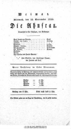 Die Ahnfrau