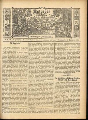 Ausgabe vom Sonntag, den 09. September 1906.
