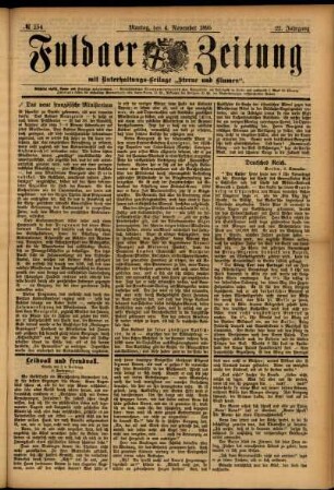 Ausgabe vom Montag, den 04. November 1895.