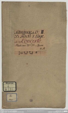 Quartets - Mus.2-Q-21,1 : fl, vl, vlc, bc - g