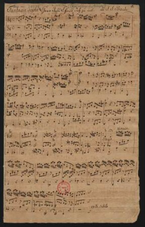 [Sammelhandschrift] 18 Stücke für Tasteninstrument