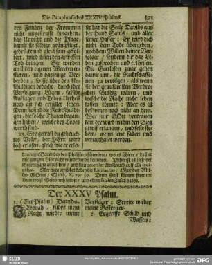 Der XXXV Psalm