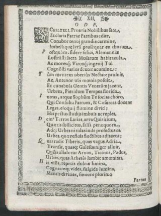 Beiträger XII. Ode
