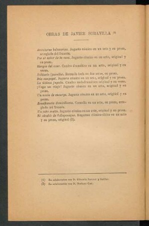 Obras de Javier Soravilla