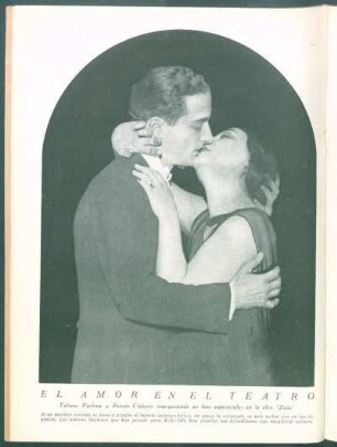 El amor en el teatro