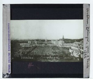 Dresden, Zwinger,Thiele,Caroussel Comique". Rennen im Zwinger (Dreden GAM 3603)