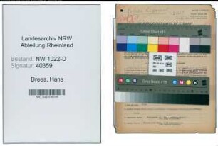 Entnazifizierung Hans Drees , geb. 07.09.1918 (Bahnbeamter)