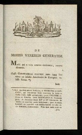 15-30, De Morbis Venereis Generatim.