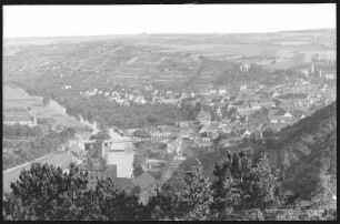 Freyburg an der Unstrut. Blick auf Freyburg vom Haineberg