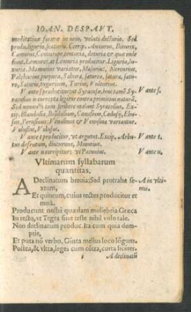 Ultimarum syllabarum quantitas.