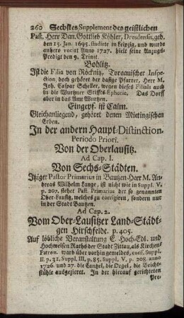 In der andern Haupt- Distinction.