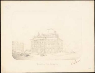 Theater, Essen: Perspektivische Ansicht 1:100
